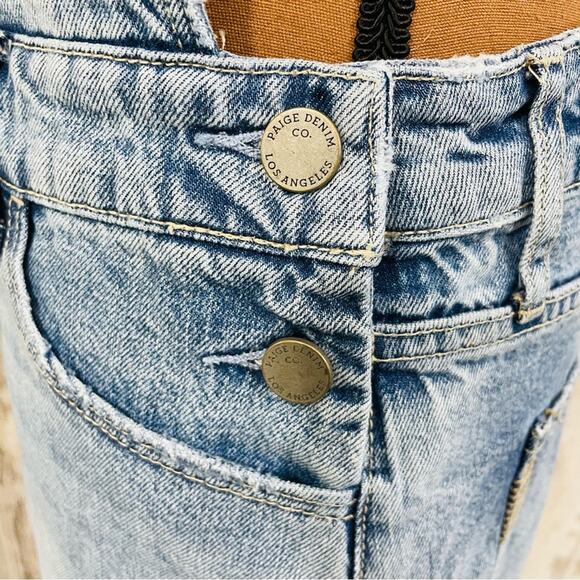 Paige - NWT Overall Denim Mini Dress - Picture 8 of 13